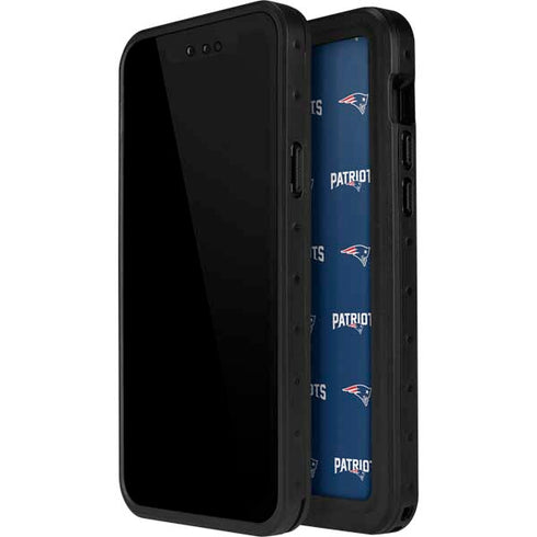 NFL New England Patriots Blitz Series iPhone 15 Waterproof Case